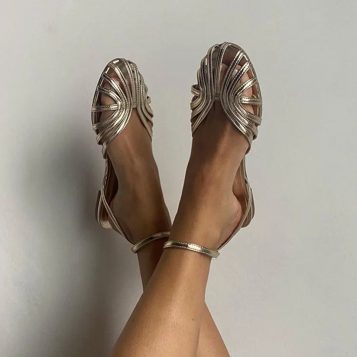 Vittoria™ | Sandali Bijou Dorati