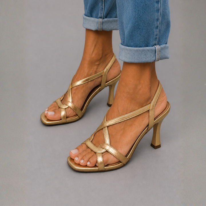 Soleil™ | Sandali Dorati, Charme Estivo