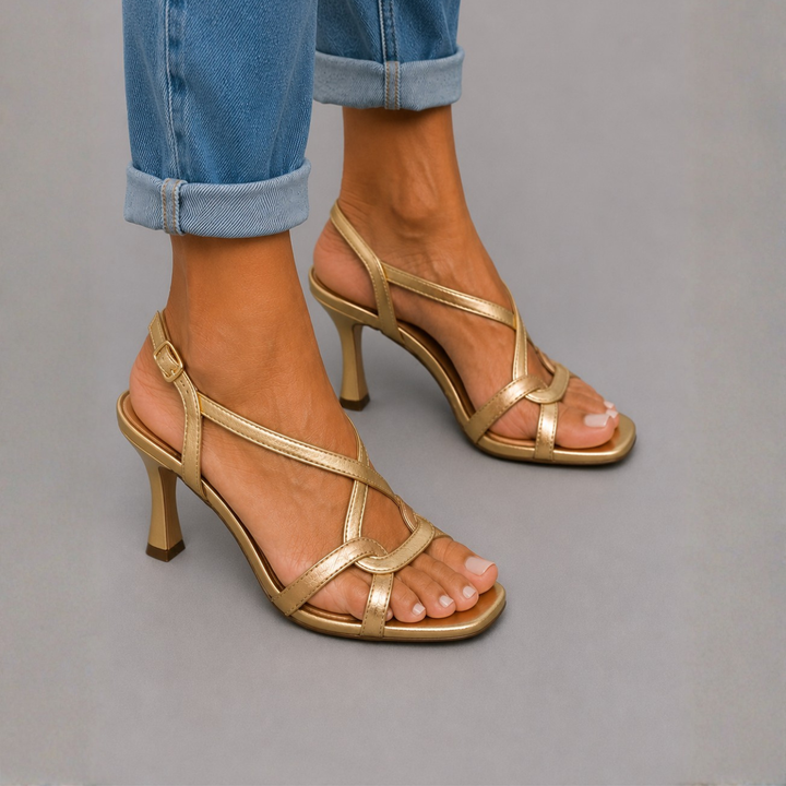 Soleil™ | Sandali Dorati, Charme Estivo