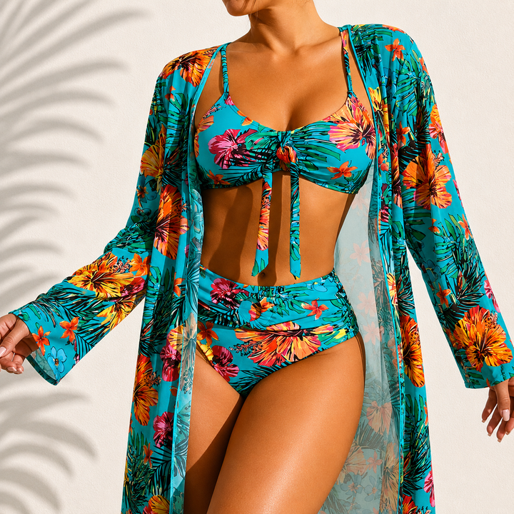 DONATI | Bikini 3 Pezzi Elegante Tropicale Marie