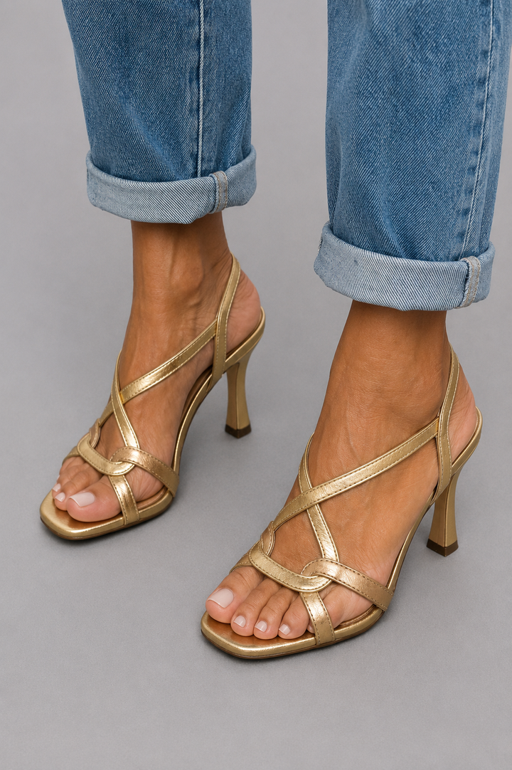 Soleil™ | Sandali Dorati, Charme Estivo