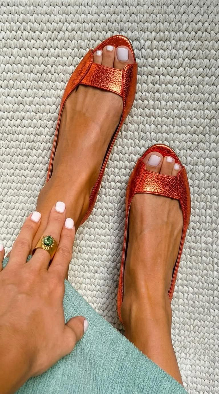 Adelina™ | Sandali Dorati Comfort Chic